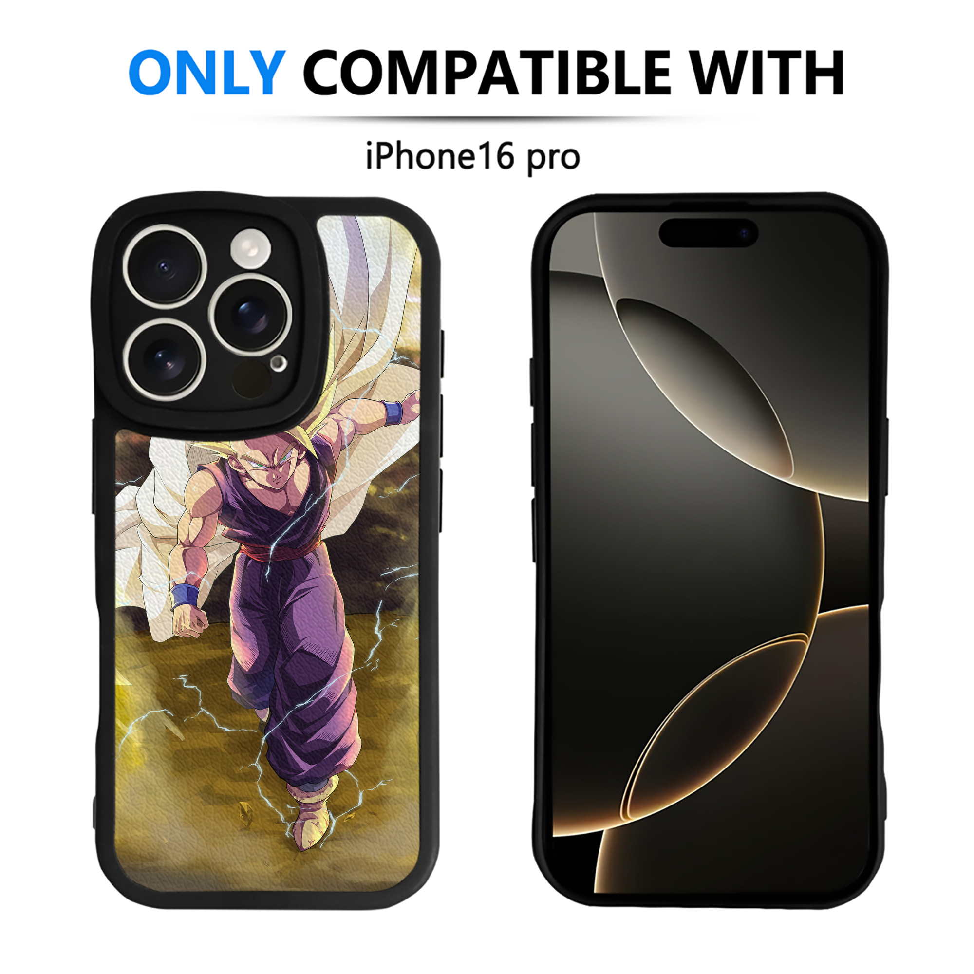 （画像用） ドラゴンボール DRAGON BALL 【iPhone 16シリーズ対応】シリコンスマホケース（レザー調） 材質：シリコン